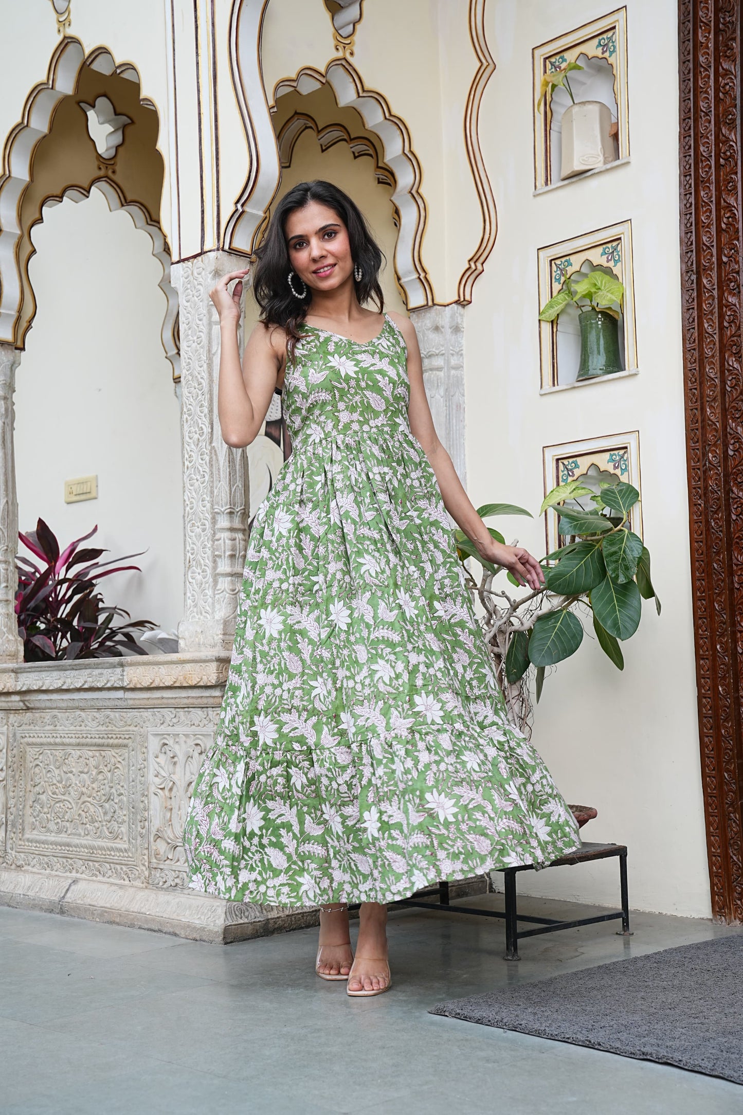 Block Print Summer Dress