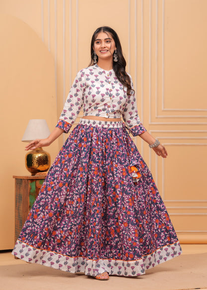 Cotton Lehenga Set